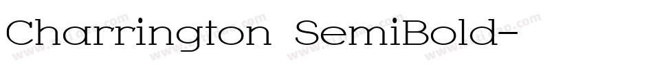 Charrington SemiBold字体转换
